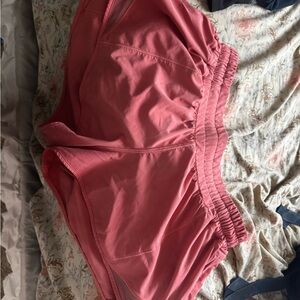 Lululemon Athletica Coral Athletic Shorts